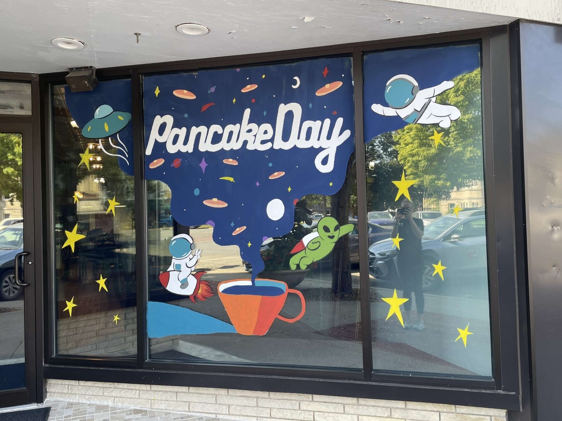 Pancake Day Window Contest Winner, Tangleberries