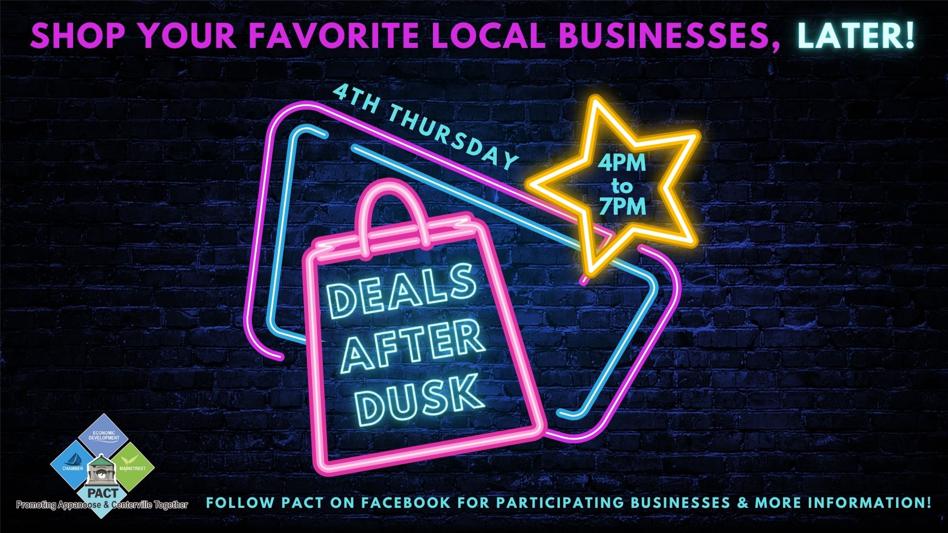 Deals After Dusk 4th Thursday Shopping Monthly Event
