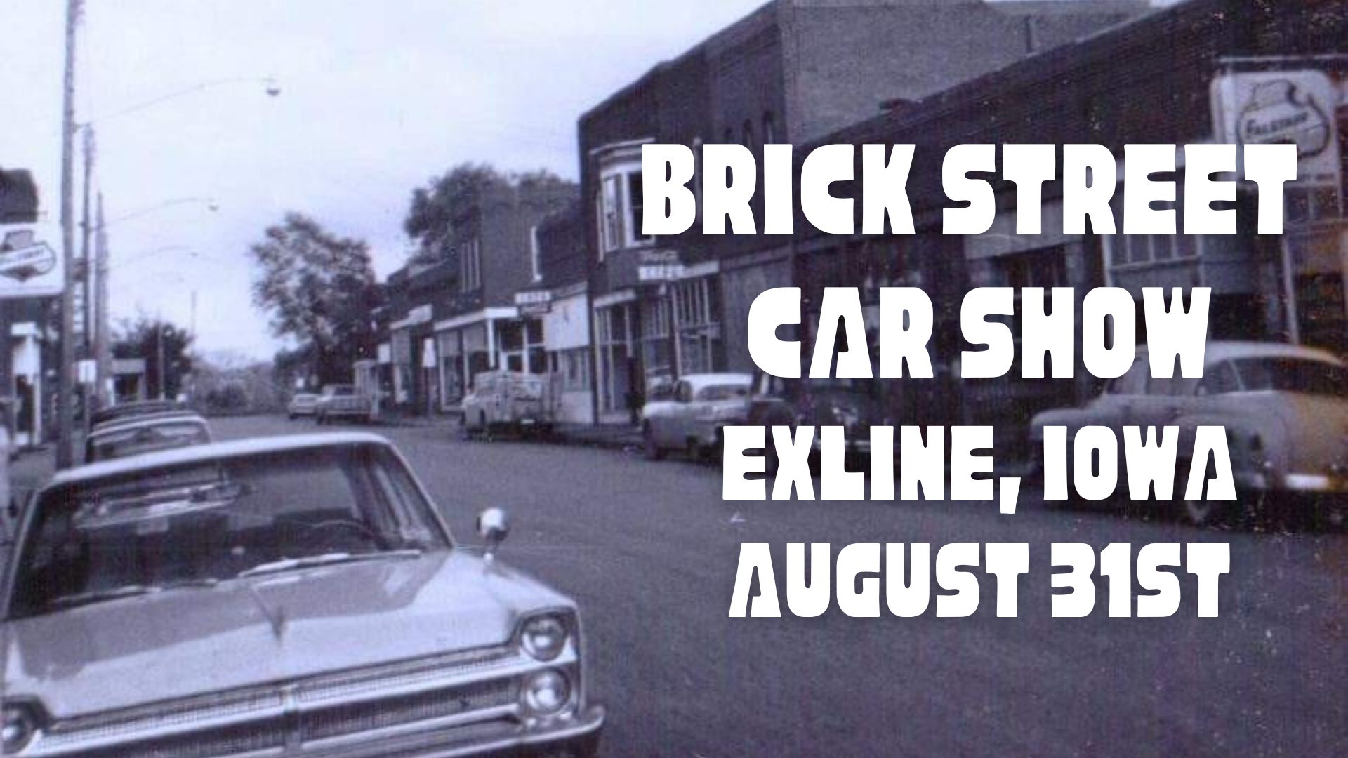 2024 Brick Street Car Show Exline Iowa