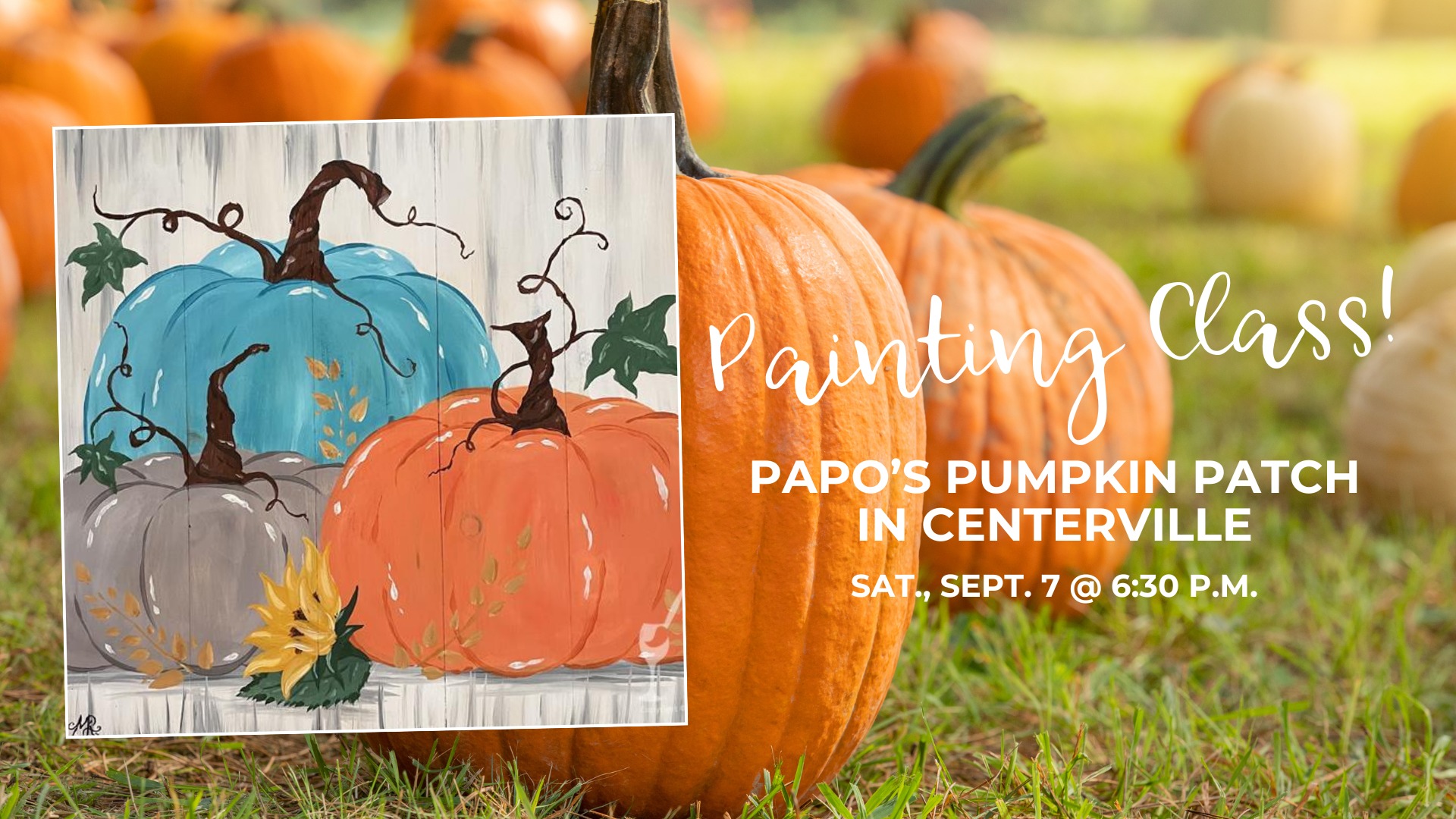 Papo's Pumpkin Patch Painting Class