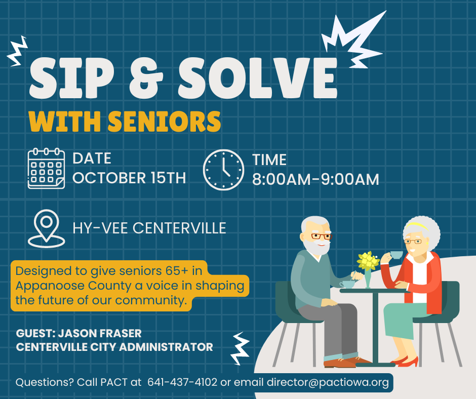 Sip and Solve with Seniors