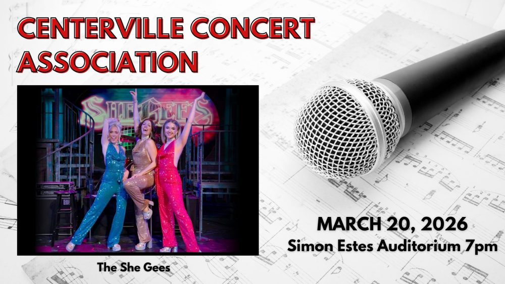 CCA The She Gees in concert Centerville Iowa March 20 2026