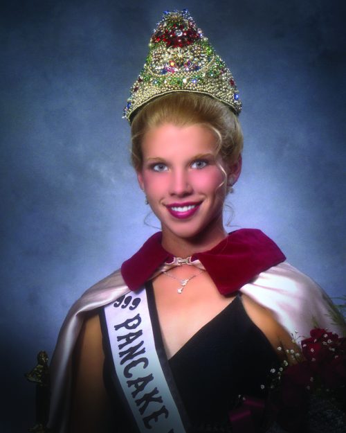 Celine McConville 1999 Miss Pancake Day