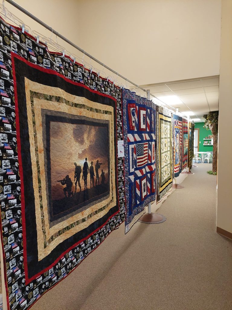 Quilts of Valor on display 
