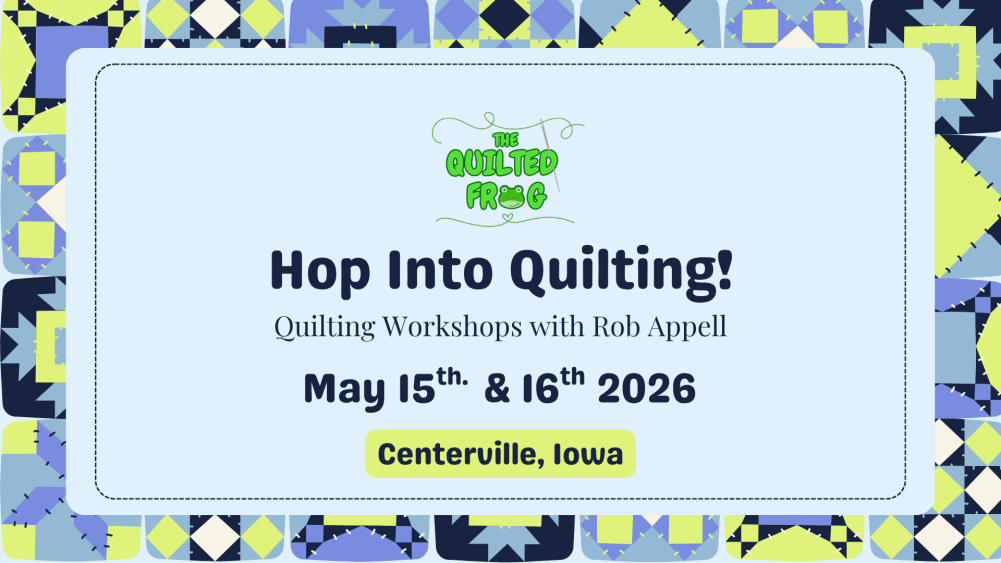 Quilting Workshop at The Quilted Frog in Centerville, Iowa