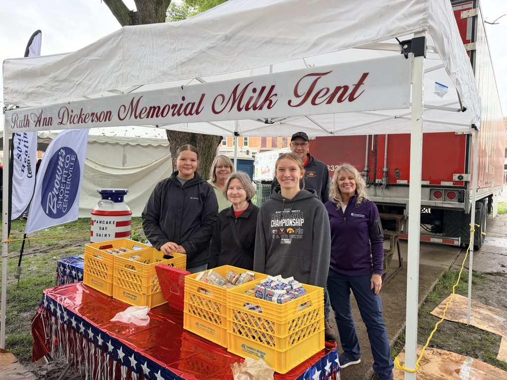 Milk Tent volunteers at 2026 Pancake Day