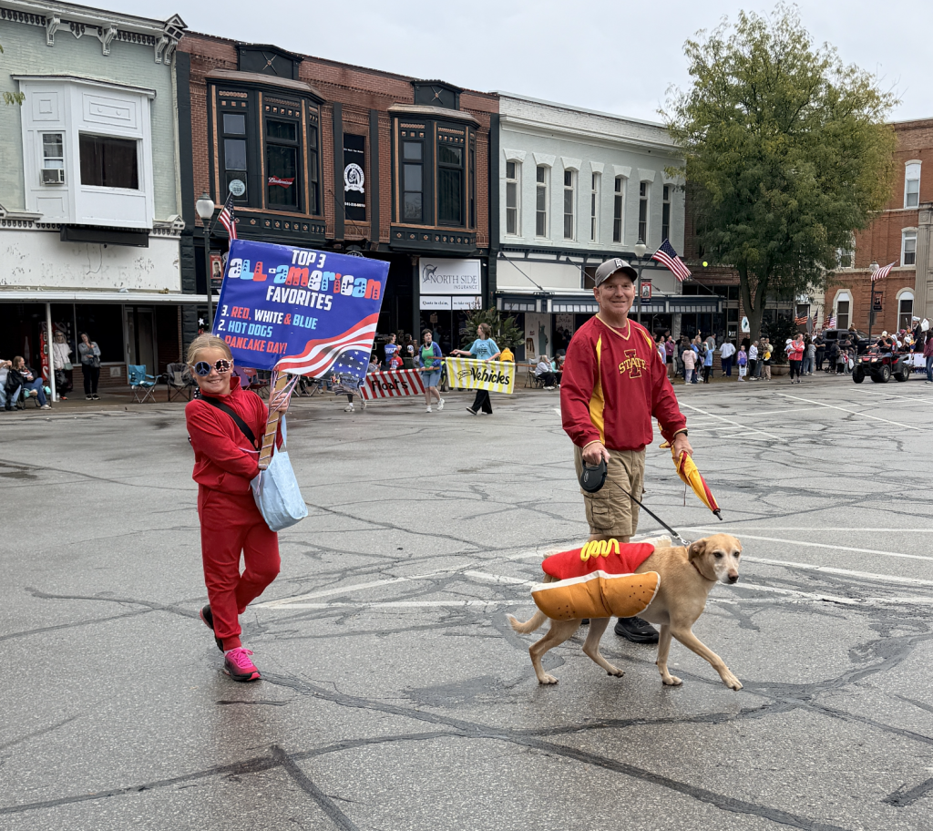 Kiddie Parade participants for pets category at the 2026 Pancake Day